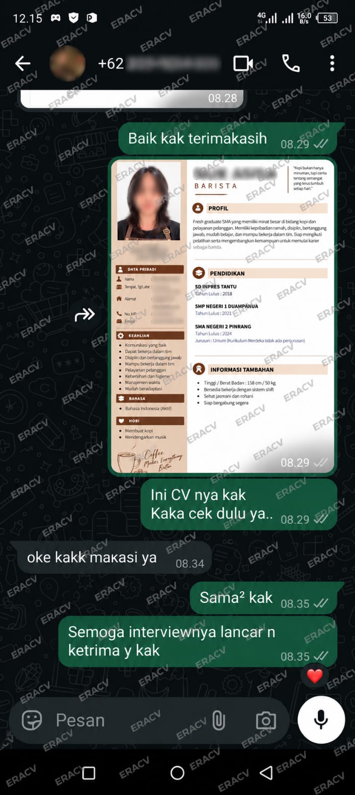 Hasil Testimoni Klien 2
